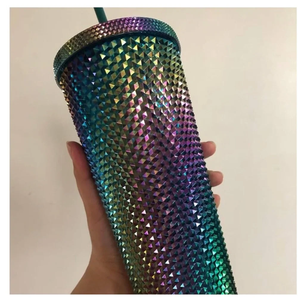 Starbucks Halloween 2023 Oil Slick Rainbow Iridescent Venti Tumbler 24oz - Picture 5 of 5